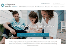 Tablet Screenshot of collaborativepracticetoronto.com